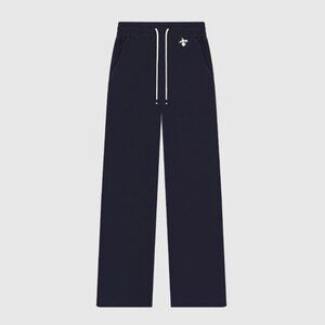 B.Sure Black Elastic Casual Trousers